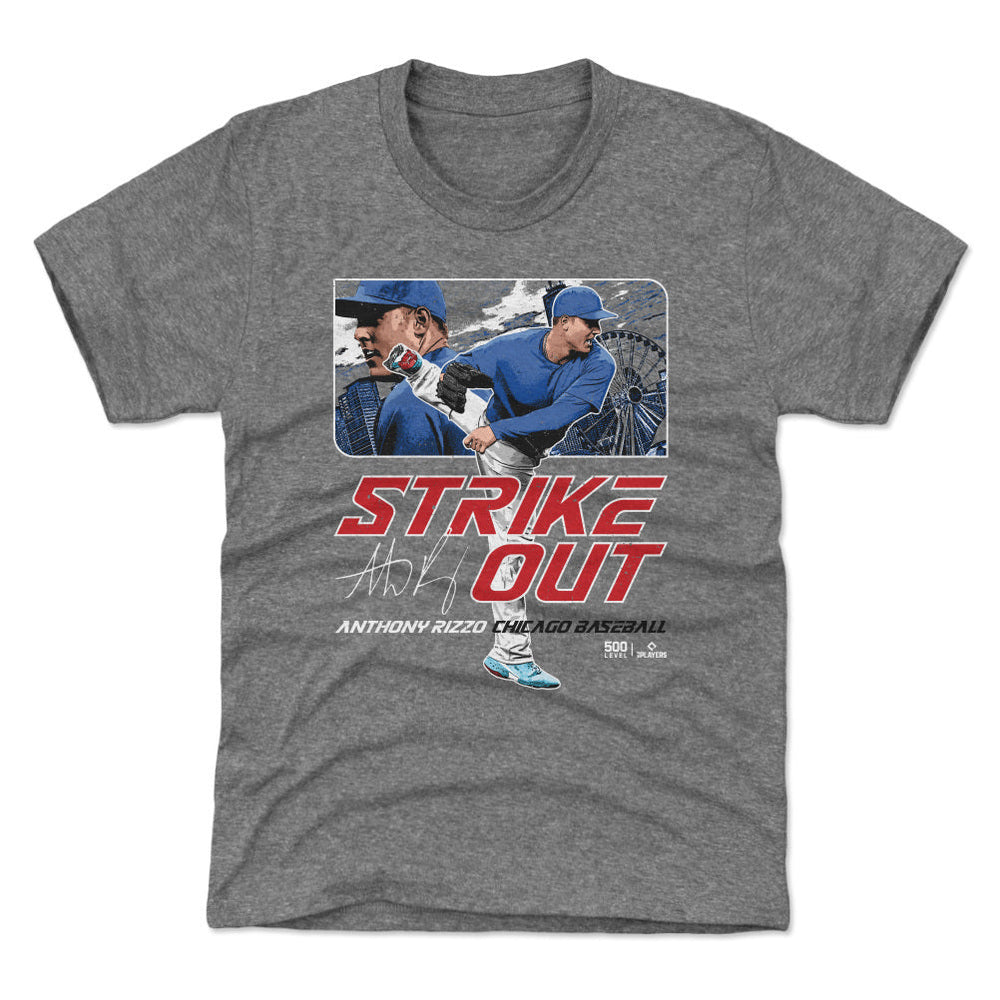 Anthony Rizzo Chicago C Strikeout WHT (ONLINE ORDER ONLY)