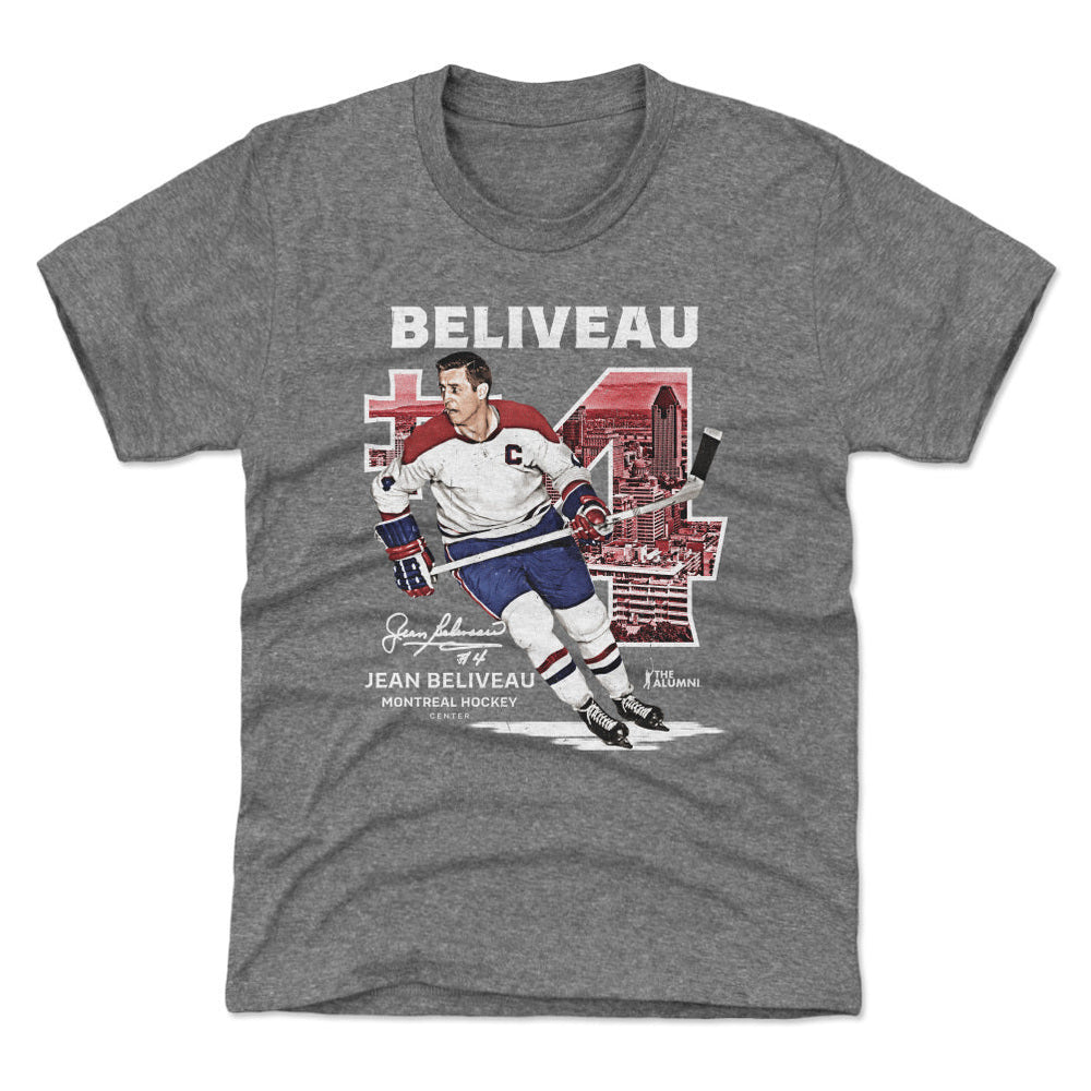 Jean Beliveau Montreal Throwback WHT (ONLINE ORDER ONLY)