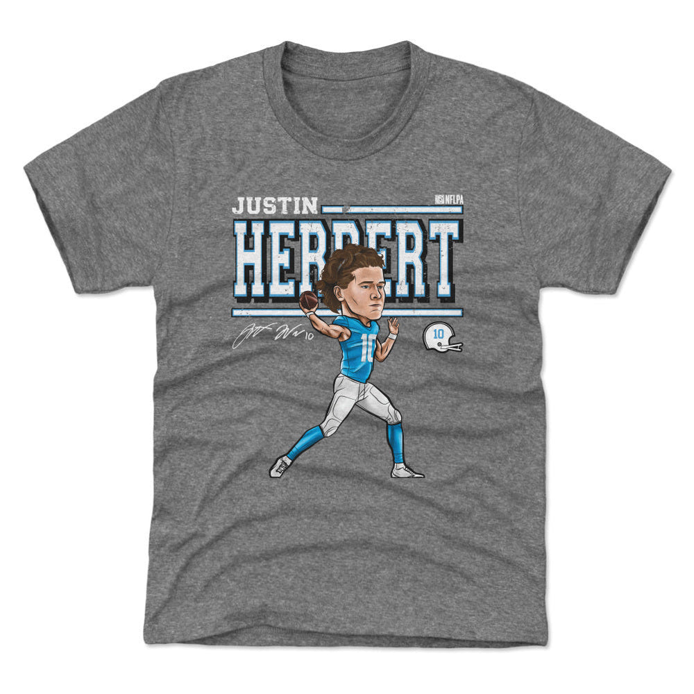 Justin Herbert Cartoon WHT (ONLINE ORDER ONLY)