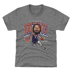 Jalen Brunson New York Knicks Cartoon WHT