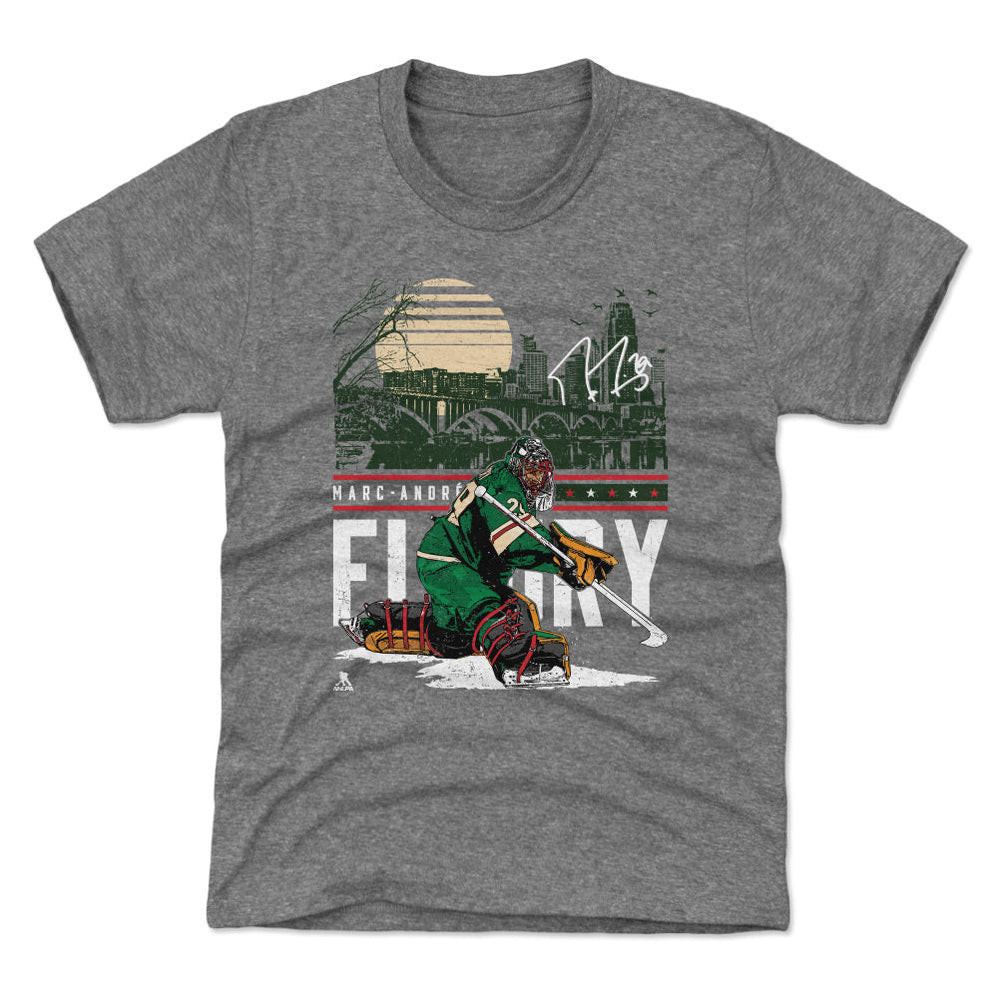 Marc-Andre Fleury Minnesota City Skyline WHT (ONLINE ORDER ONLY)