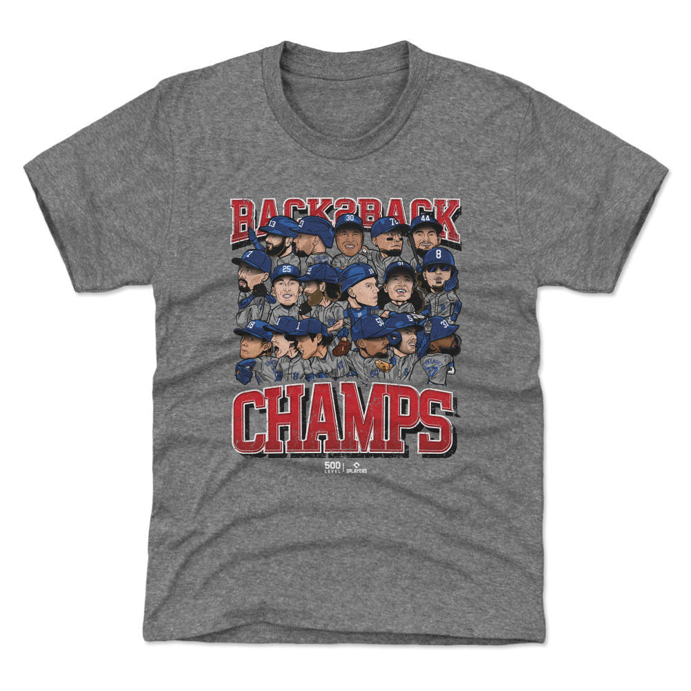 Los Angeles D Baseball Back 2 Back Champs 2025 WHT (ONLINE ORDER ONLY)