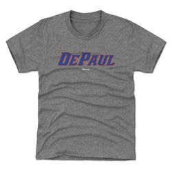 DePaul Blue Demons Wordmark WHT (ONLINE ORDER ONLY)