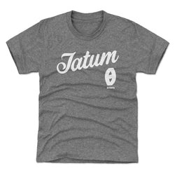Jayson Tatum Boston Script WHT (ONLINE ORDER ONLY)