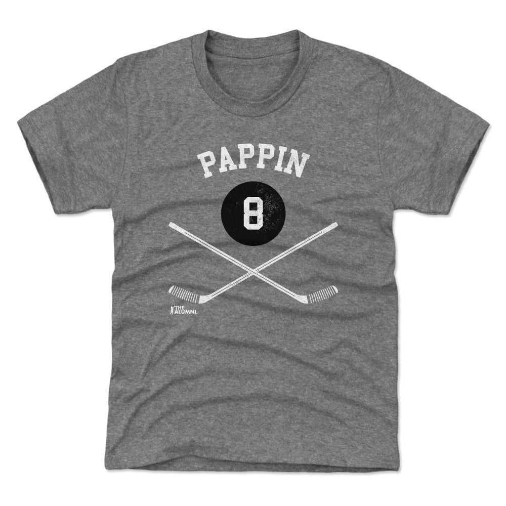 Jim Pappin Chicago 8 Sticks WHT