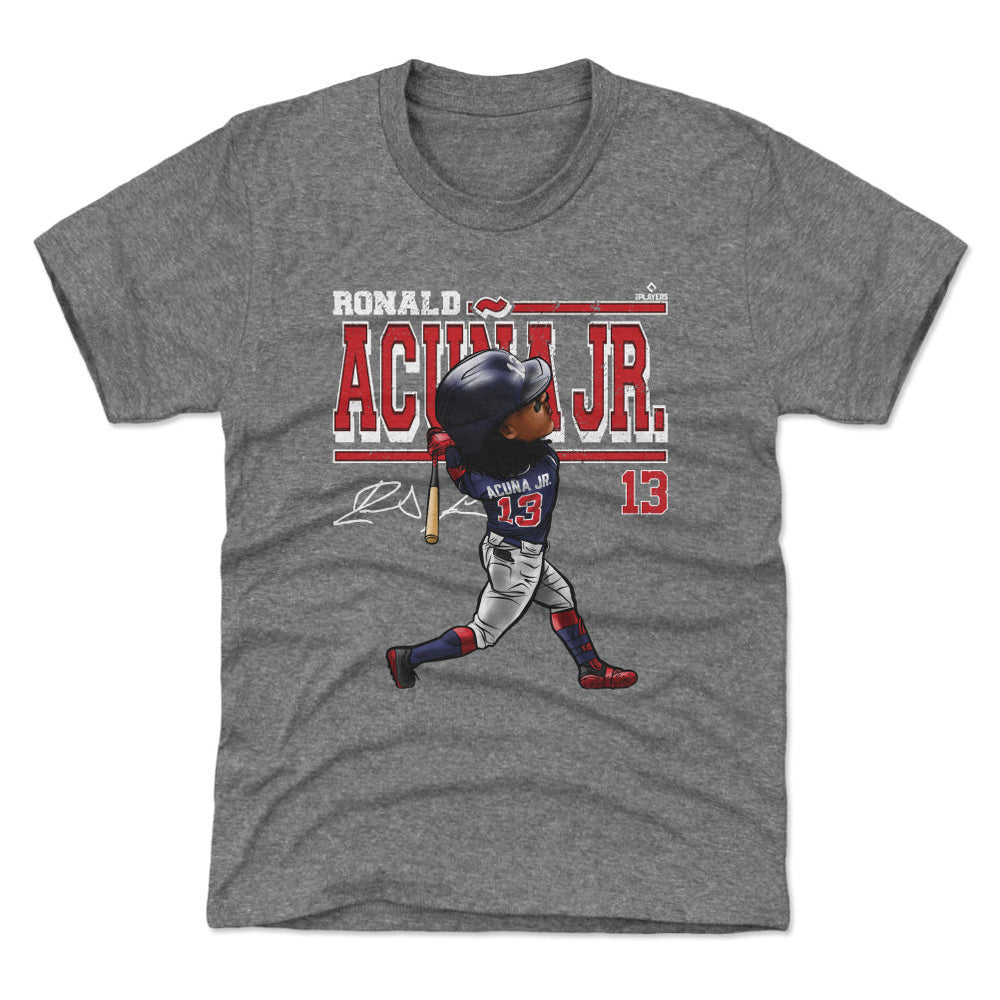 Ronald Acuna Jr. Cartoon WHT (ONLINE ORDER ONLY)