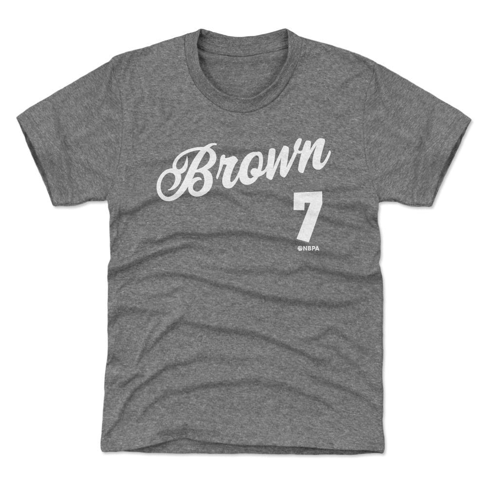 Jaylen Brown Boston Script WHT (ONLINE ORDER ONLY)