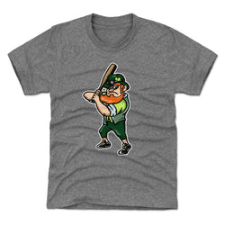 St. Patrick's Day Baseball Leprechaun WHT (ONLINE ORDER ONLY)