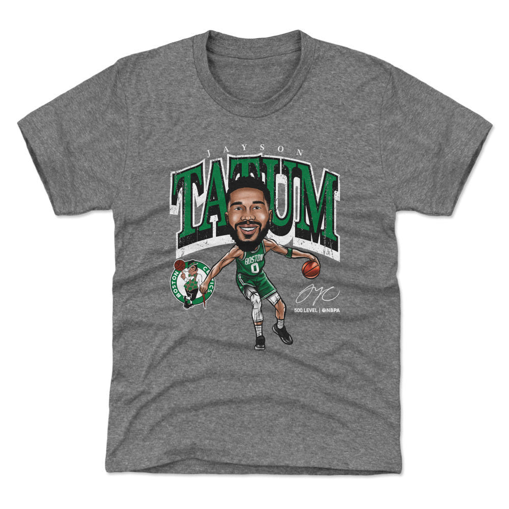 Jayson Tatum Boston Celtics Cartoon WHT (ONLINE ORDER ONLY)