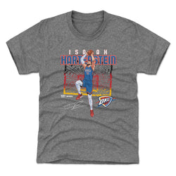 Isaiah Hartenstein Oklahoma City Thunder Shattered Flag WHT (ONLINE ORDER ONLY)