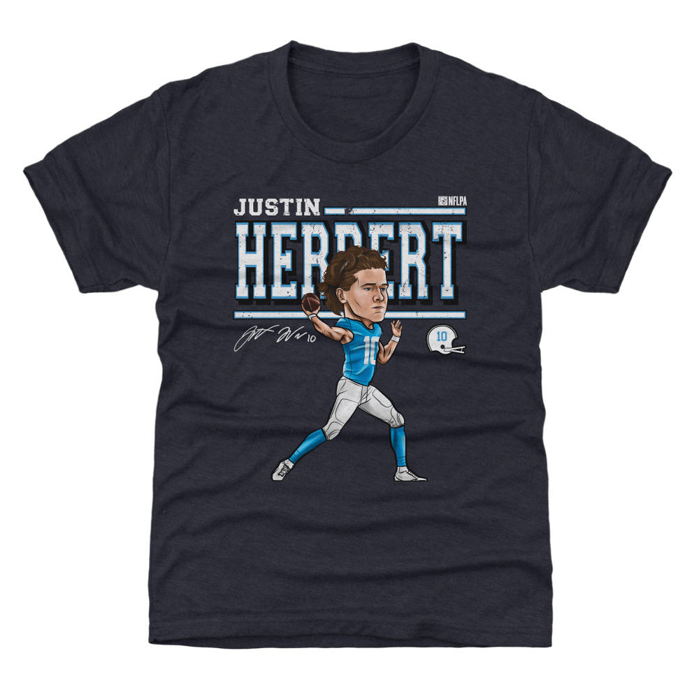 Justin Herbert Cartoon WHT (ONLINE ORDER ONLY)