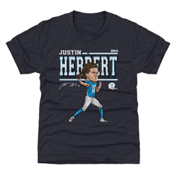 Justin Herbert Cartoon WHT (ONLINE ORDER ONLY)