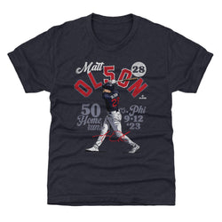 Matt Olson Atlanta 50 Homers WHT (ONLINE ORDER ONLY)