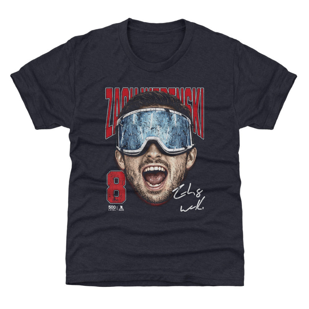 Zach Werenski Columbus Goggles WHT (ONLINE ORDER ONLY)