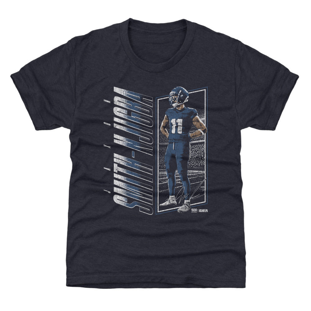 Jaxon Smith-Njigba Seattle Vertical Name WHT (ONLINE ORDER ONLY)