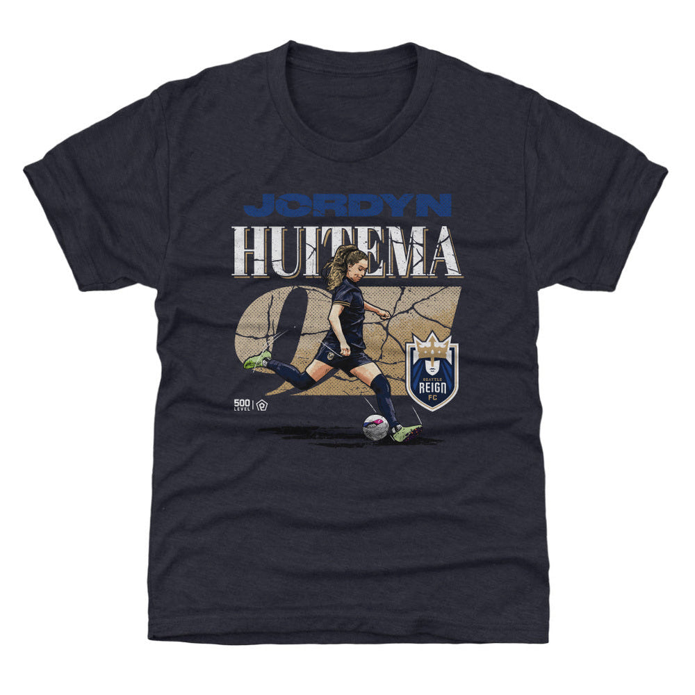 Jordyn Huitema Seattle Reign FC Cracked Number WHT (ONLINE ONLY)