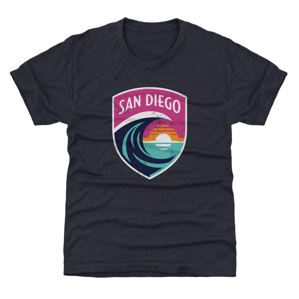 San Diego Wave FC Vintage Primary Logo WHT (ONLINE ORDER ONLY)