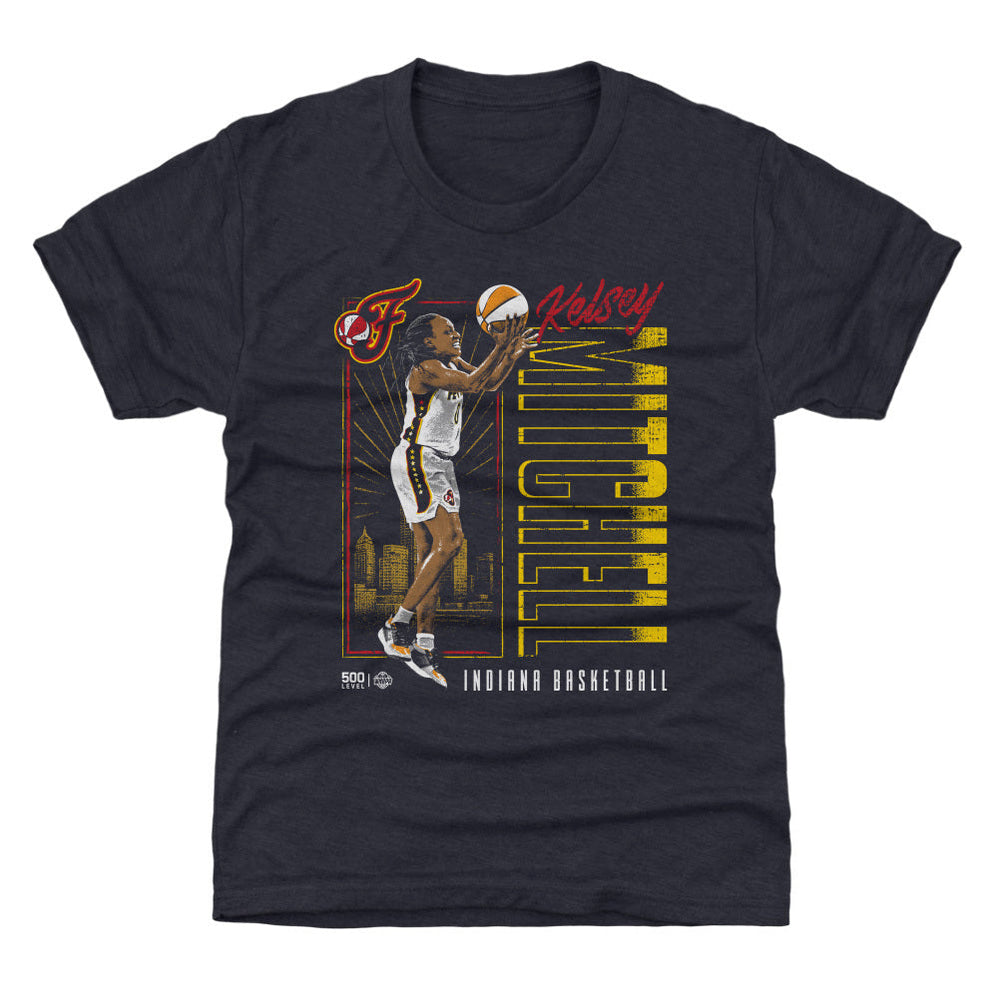 Kelsey Mitchell Indiana Fever Vertical Name WHT (ONLINE ORDER ONLY)