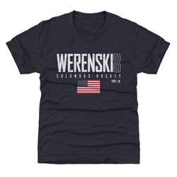 Zach Werenski Columbus USA Elite WHT (ONLINE ORDER ONLY)