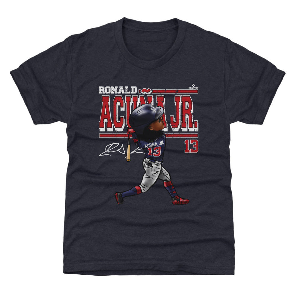 Ronald Acuna Jr. Cartoon WHT (ONLINE ORDER ONLY)
