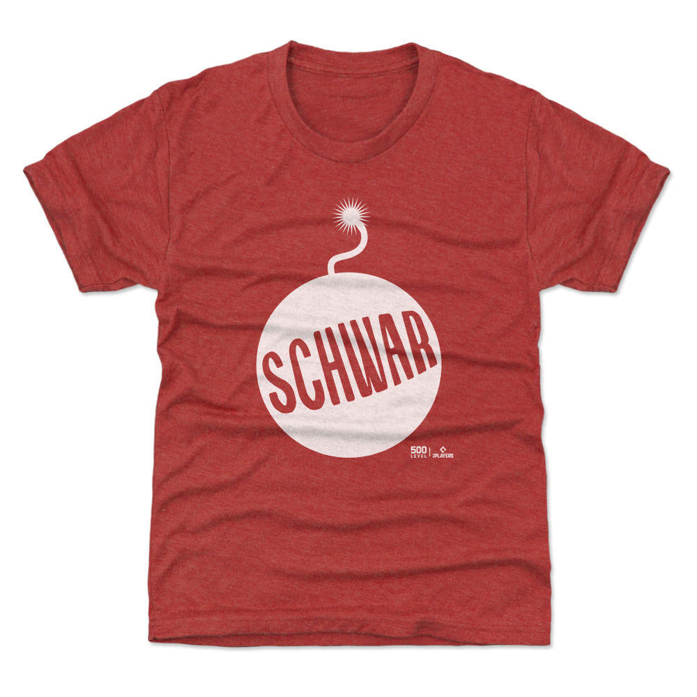 Kyle Schwarber Philadelphia Schwarbomb Vector WHT (ONLINE ORDER ONLY)