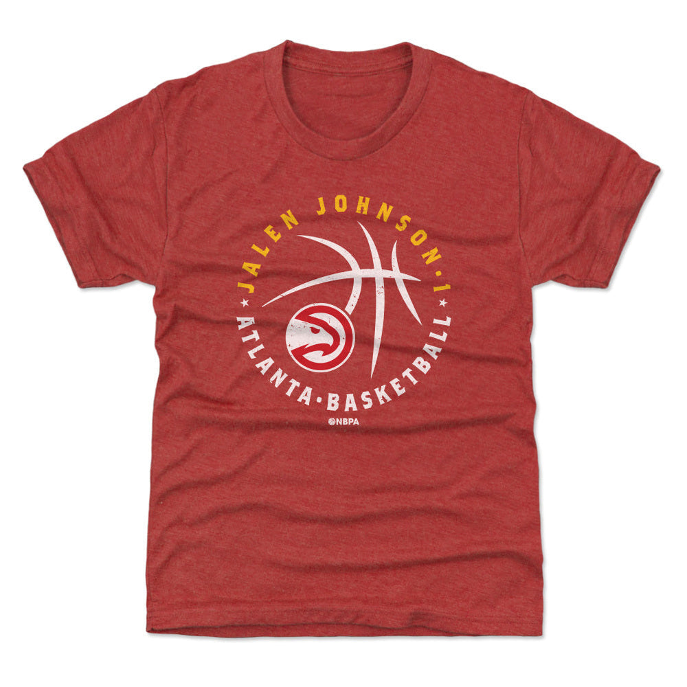 Jalen Johnson Atlanta Hawks Player Ball WHT (ONLINE ORDER ONLY)