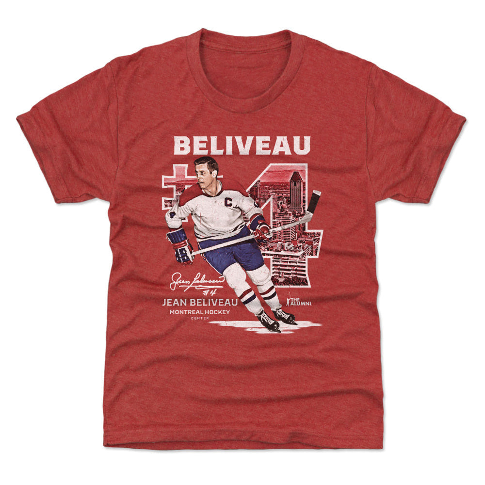 Jean Beliveau Montreal Throwback WHT (ONLINE ORDER ONLY)