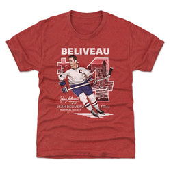 Jean Beliveau Montreal Throwback WHT (ONLINE ORDER ONLY)