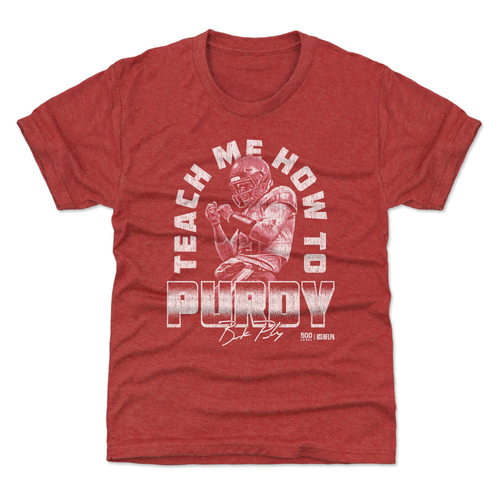 Brock Purdy San Francisco Teach Me How To Purdy WHT (ONLINE ORDER ONLY)