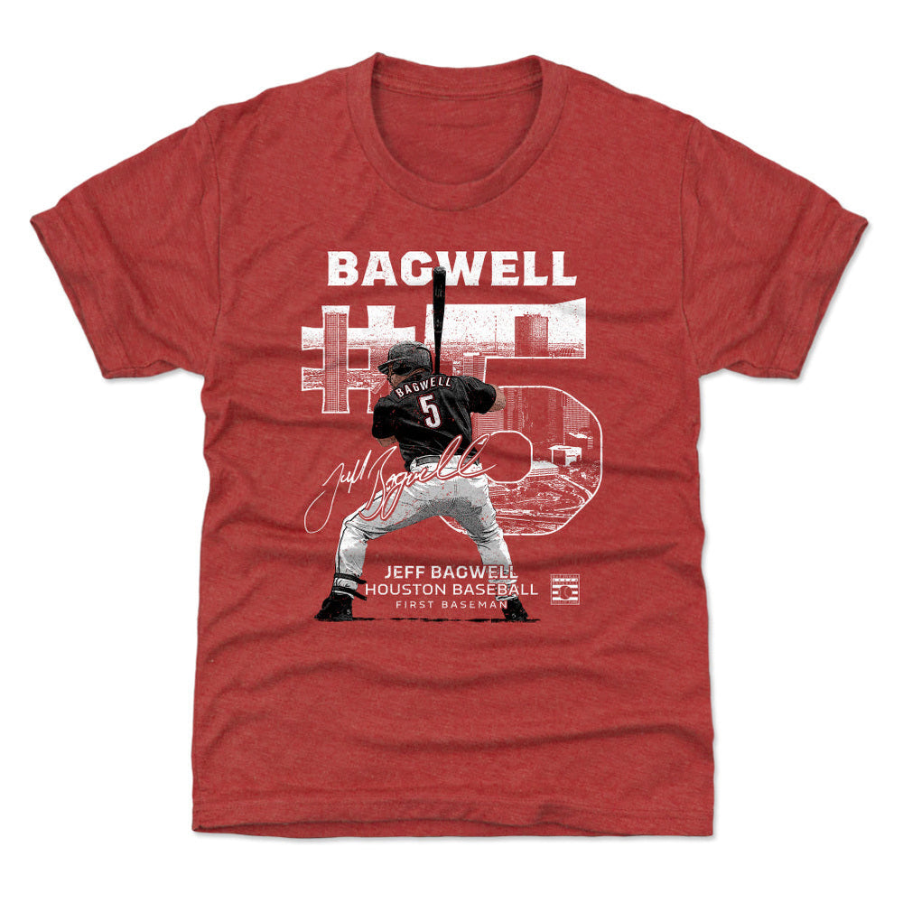Jeff Bagwell Throwback Number WHT (ONLINE ORDER ONLY)
