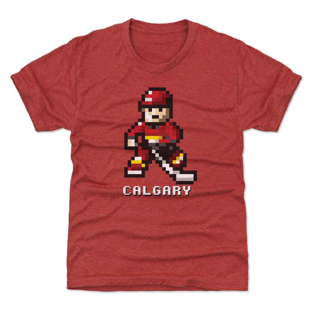Calgary Hockey 8-bit WHT (ONLINE ORDER ONLY)