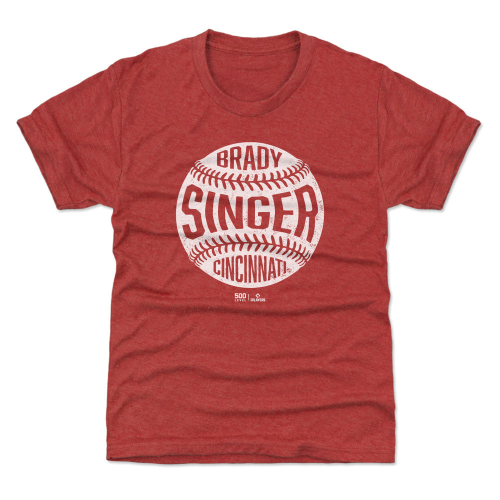 Brady Singer Cincinnati Vintage Baseball WHT (ONLINE ORDER ONLY)