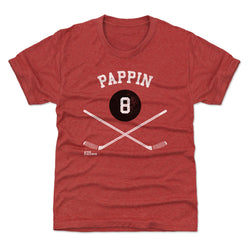 Jim Pappin Chicago 8 Sticks WHT