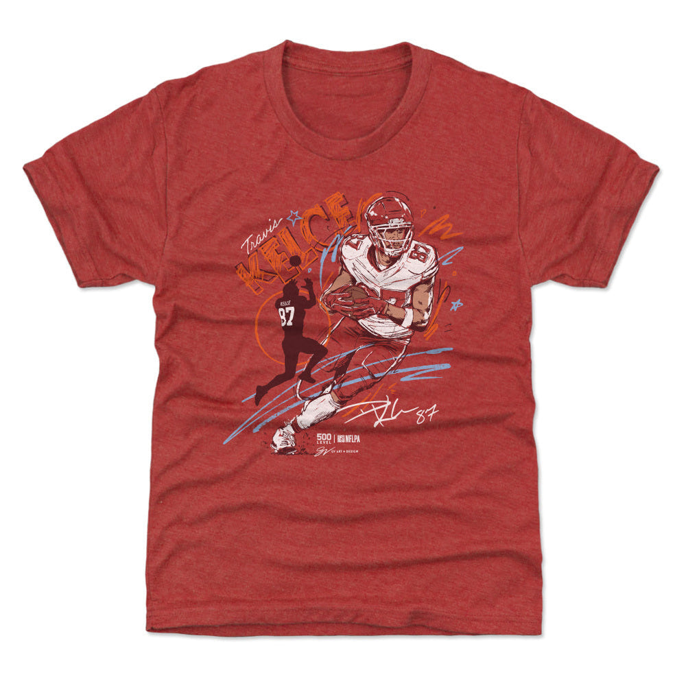 Travis Kelce Kansas City Scribble WHT (ONLINE ORDER ONLY)