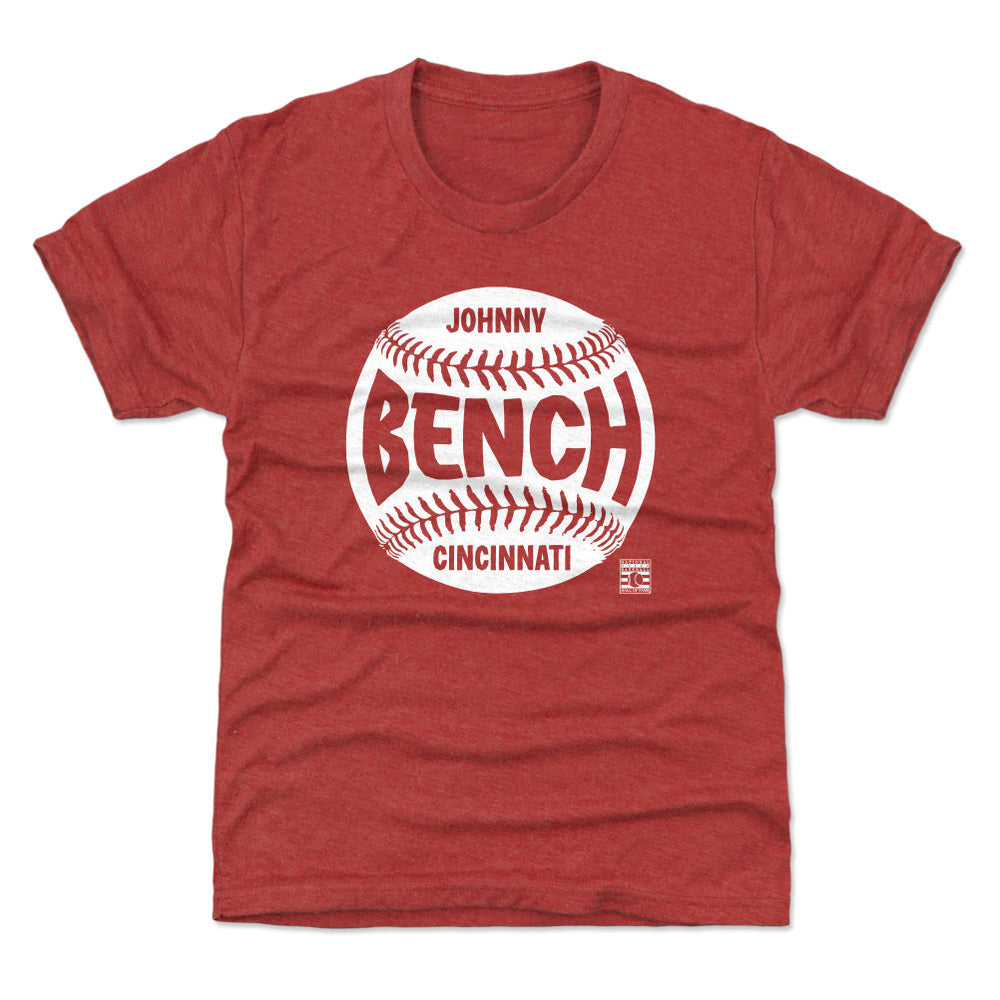 Johnny Bench Cincinnati Baseball WHT (ONLINE ORDER ONLY)