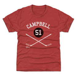 Brian Campbell Chicago 51 Sticks WHT