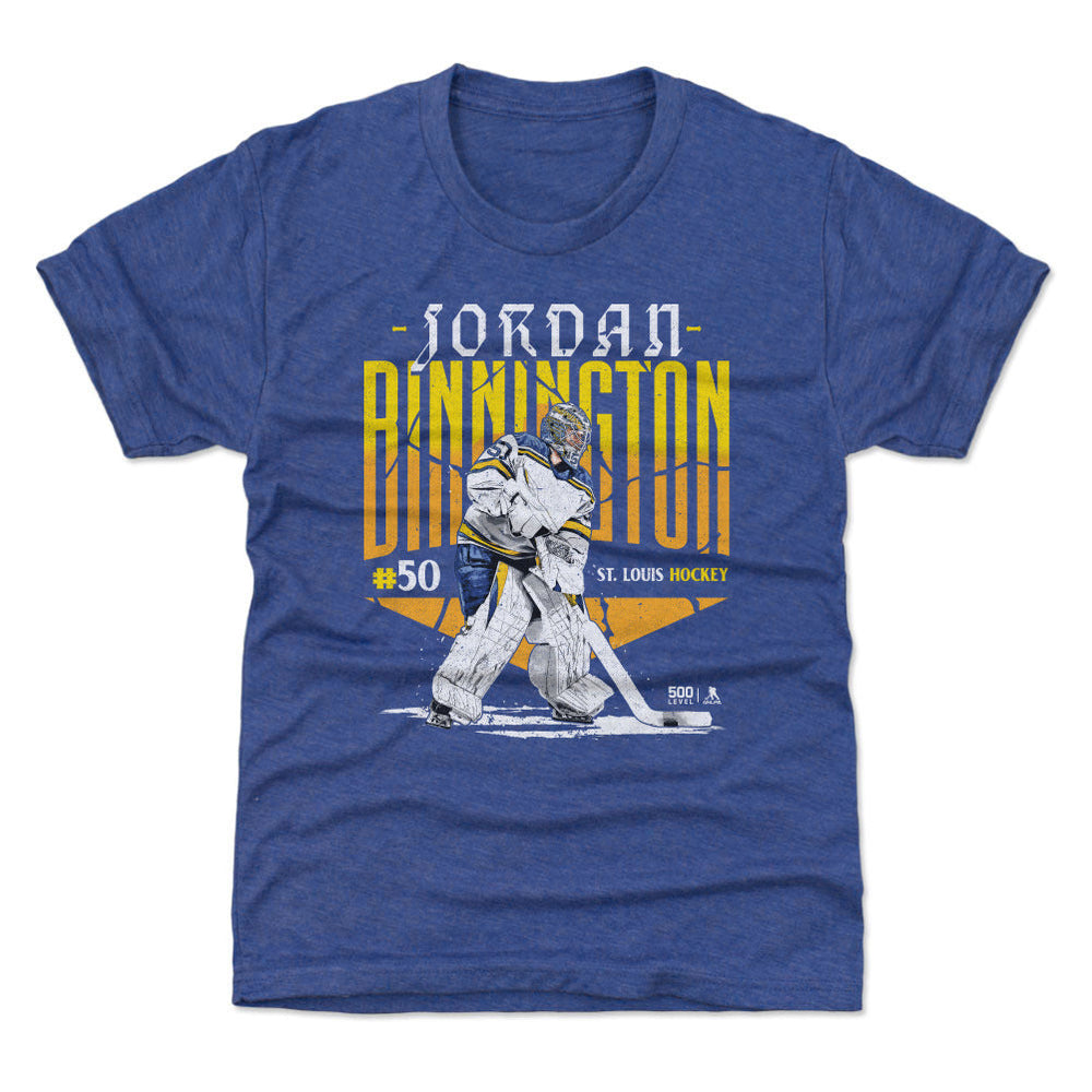 Jordan Binnington St. Louis Player Name WHT (ONLINE ORDER ONLY)