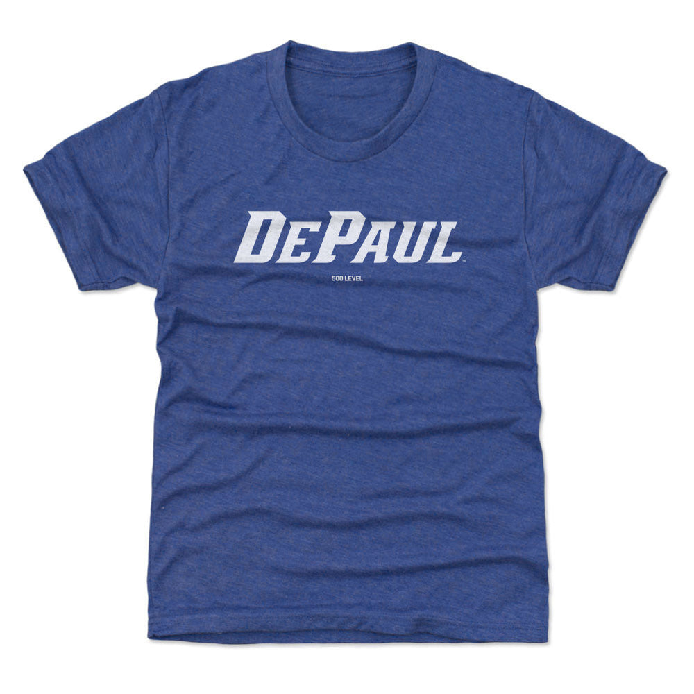 DePaul Blue Demons Wordmark White WHT (ONLINE ORDER ONLY)