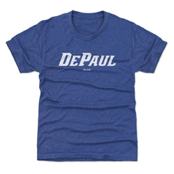 DePaul Blue Demons Wordmark White WHT (ONLINE ORDER ONLY)