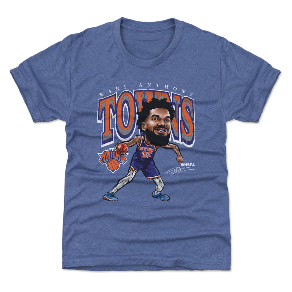 Karl-Anthony Towns New York Knicks Cartoon WHT