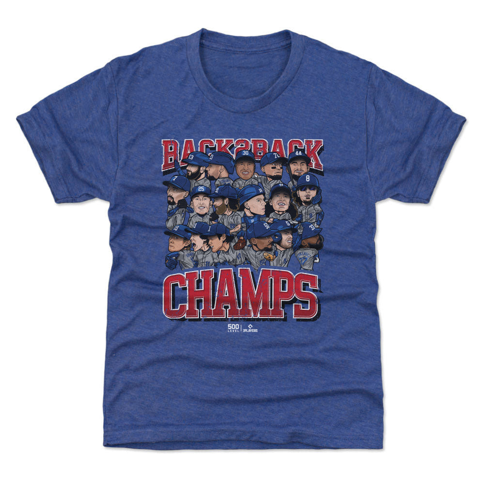 Los Angeles D Baseball Back 2 Back Champs 2025 WHT (ONLINE ORDER ONLY)