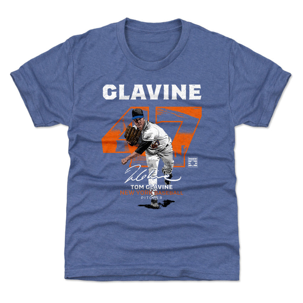 Tom Glavine Throwback Number WHT (ONLINE ORDER ONLY)