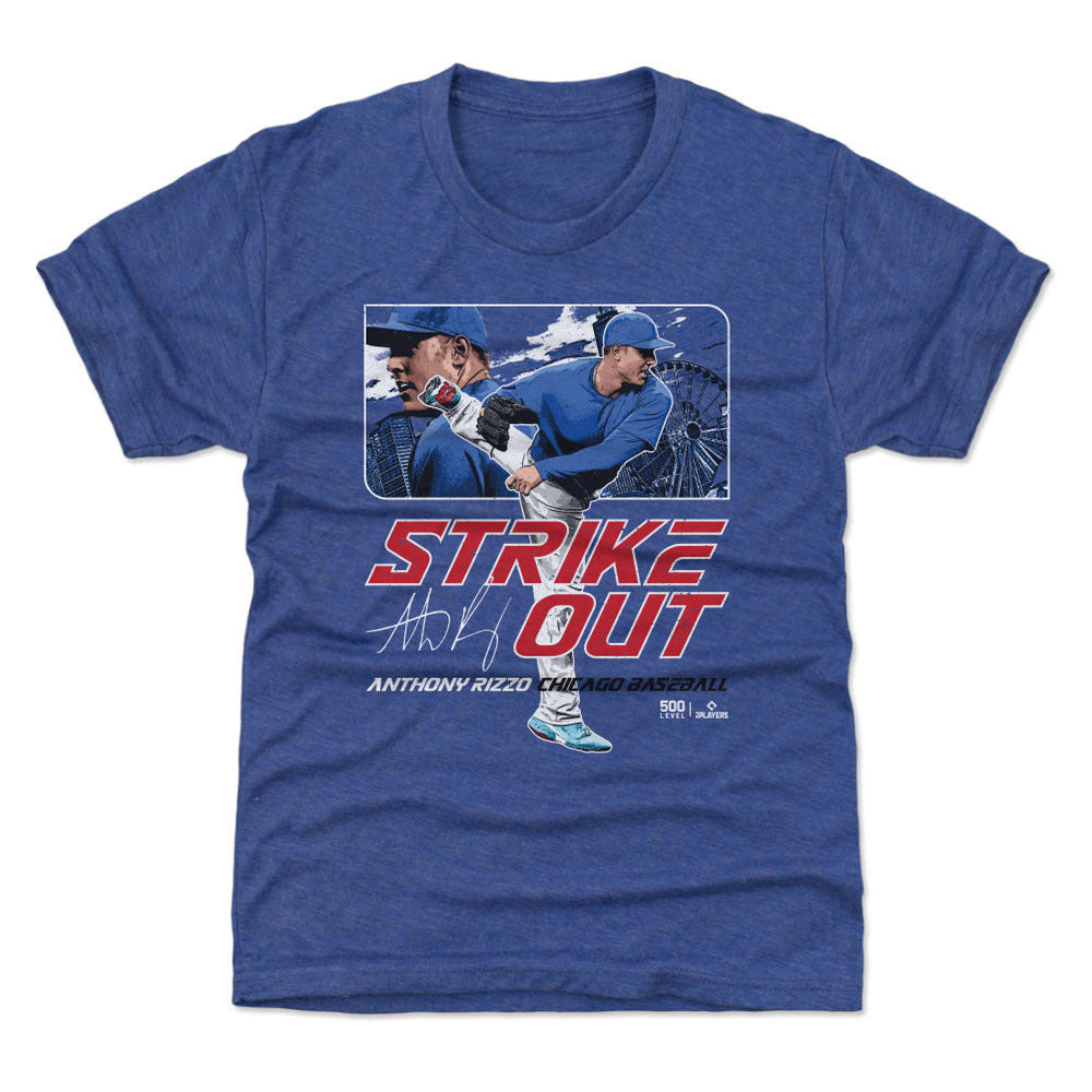 Anthony Rizzo Chicago C Strikeout WHT (ONLINE ORDER ONLY)