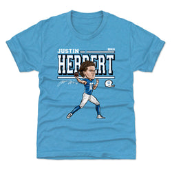 Justin Herbert Cartoon WHT (ONLINE ORDER ONLY)