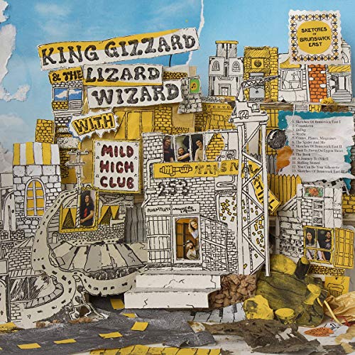 King Gizzard & The Lizard Wizard/Mild High Club - Sketches Of Brunswick East [LP] [Yellow w/ Blue Splatter] [Vinyl] (ONLINE ORDER ONLY)