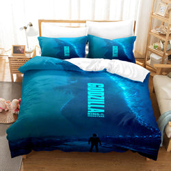 King Kong vs Godzilla Pattern Bedding Set Quilt Covers (Online Order Only)