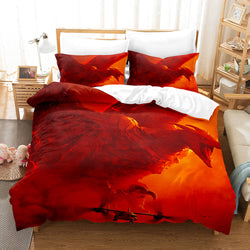 King Kong vs Godzilla Pattern Bedding Set Quilt Covers (Online Order Only)