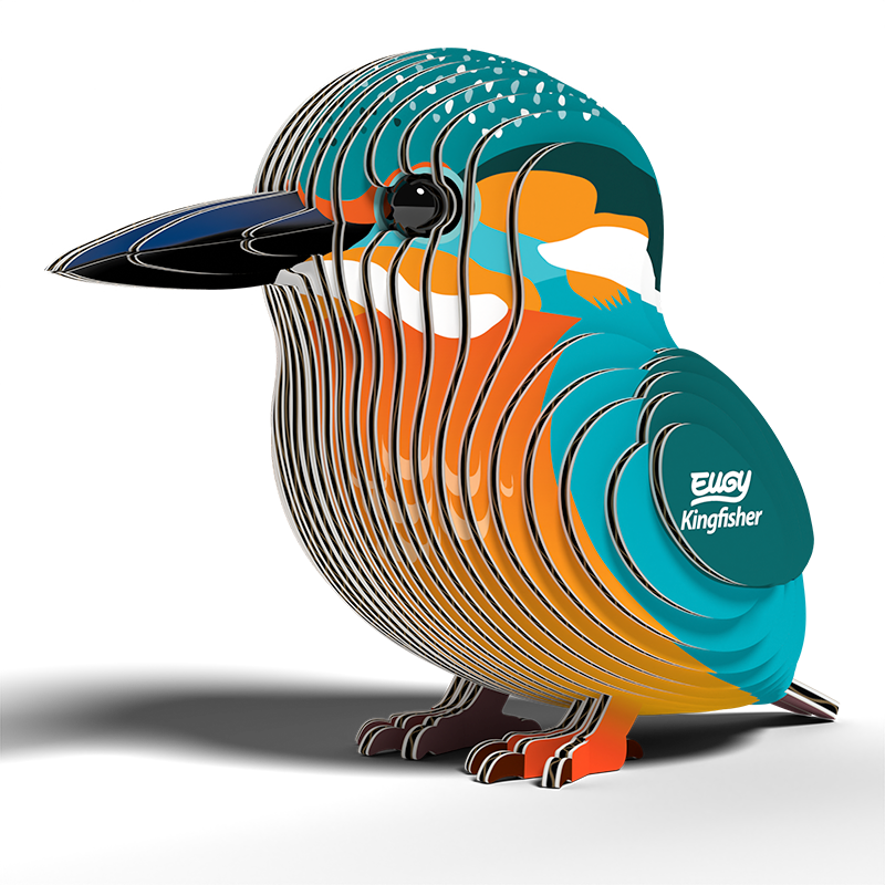 Kingfisher 3D Cardboard Model Kit Eugy (ONLINE ORDER ONLY)
