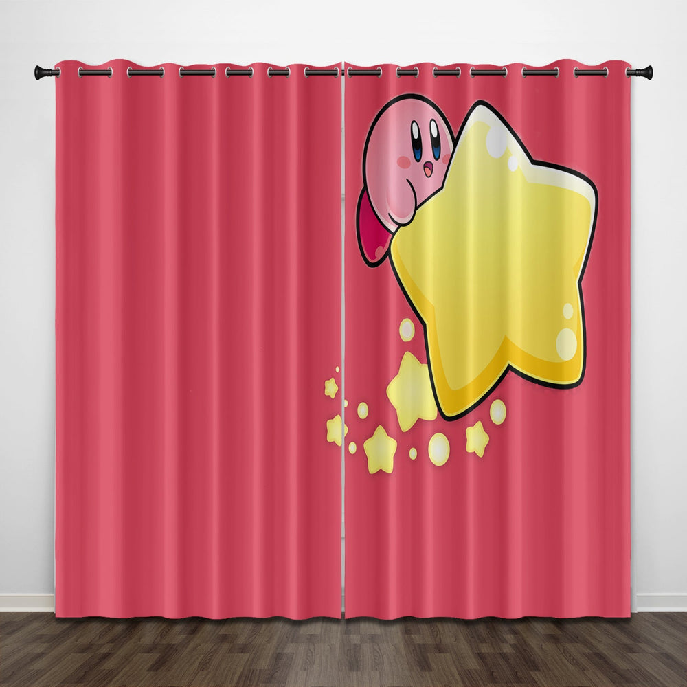 Kirby Curtains Pattern Blackout Window Drapes (Online Order Only)