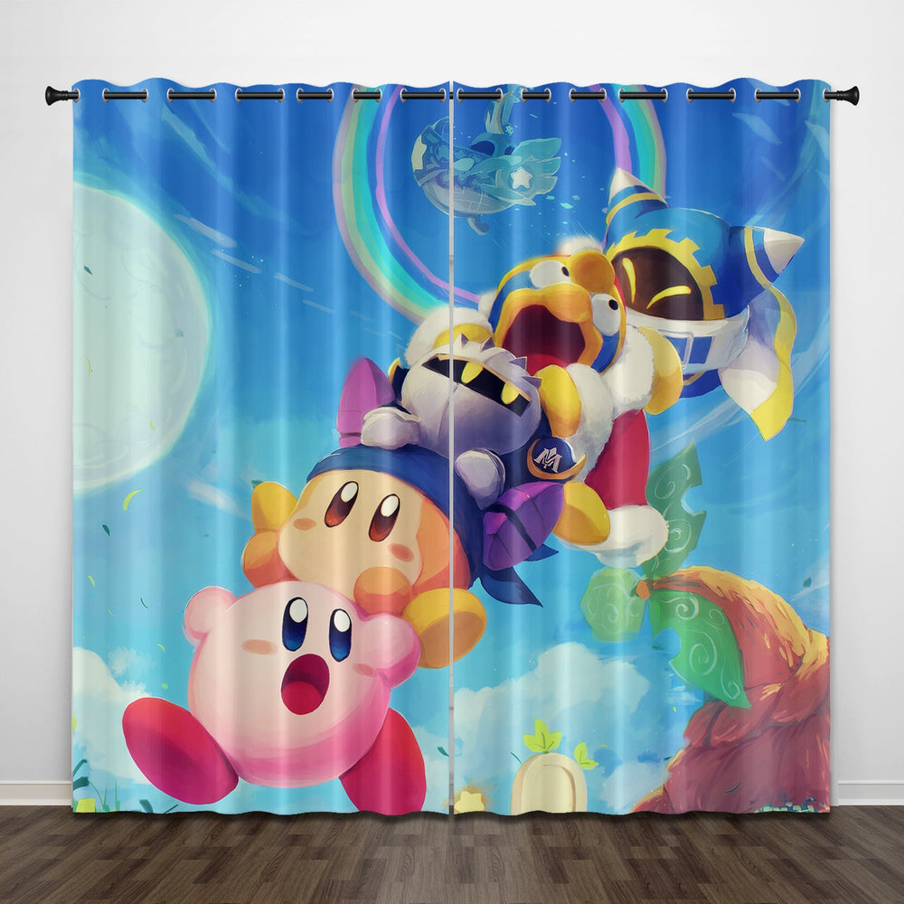 Kirby Curtains Pattern Blackout Window Drapes (Online Order Only)